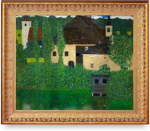 Vista 62 de A&T ARTWORK Avenue to Schloss Kammer por Gustav Klimt. Las reproducciones de arte clásico del mundo, impresiones en lienzo giclée para decoración