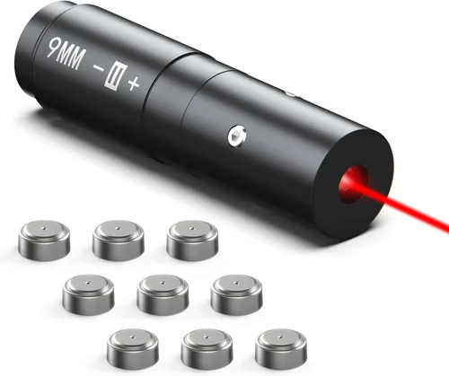 Vista 8 de Feyachi Bore Sight 0.354 in Red Dot Laser Zeroing Bore Sighter Pistol Laser Boresighter con 3