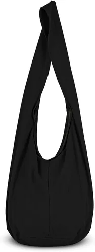 Vista 3 de Your Cozy - Bolsa bandolera bohemia y hecha a mano de algodón, unisex