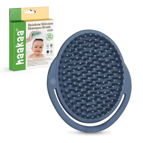 Vista 10 de haakaa Cepillo para cuna de bebé, peine suave para cuna, masajeador de cuero cabelludo, cerdas suaves para recién nacidos y niños pequeños, regalo