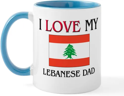 Vista 24 de CafePress #1 - Taza de café de cerámica libanesa de 11 oz (11.0 fl oz)