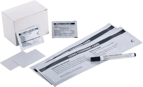 Vista 7 de Bodno Magicard Kit de limpieza, tarjetas y bolígrafo para Pronto100, 300, 400X, 600, D, Enduro y Rio Pro 3633-0053