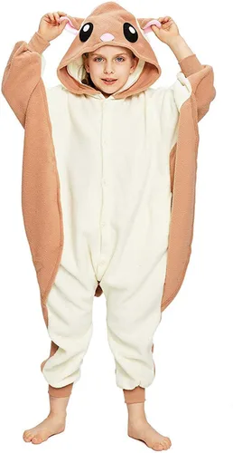 Vista 3 de Pijama tipo mameluco para niñas y niños, unisex, de anime y de una pieza, para Halloween, Navidad, fiesta de disfraces y Cosplay, talla 4T