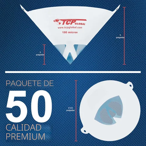 Vista 2 de TCP Global - Puntas de filtro de 190 micrones, filtro ultrafino