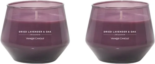 Vista 11 de Yankee Candle Vela de estudio con aceites esenciales, noche de verano, 10 onzas (paquete de 2)