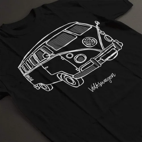 Vista 4 de Volkswagen Camper Doodle - Camiseta para hombre