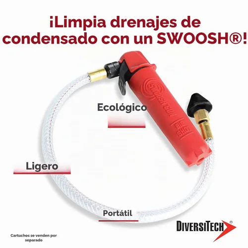 Vista 2 de Diversitech SG-1 20G Swoosh Big Shot - Pistola de drenaje, color rojo