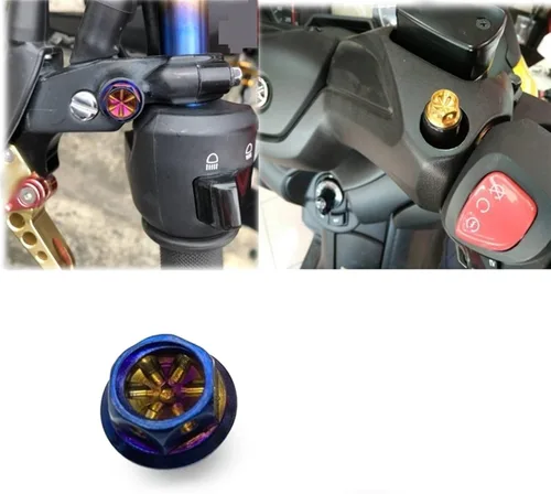 Vista 3 de TCHAU Kits de carrocería universal para motocicleta M10 x 1.25 Tornillos de tornillo para Yamaha FZ07 FZ09 FZ1 FZ8 MT07 MT09 NMAX155 FZ 07 FZ 09