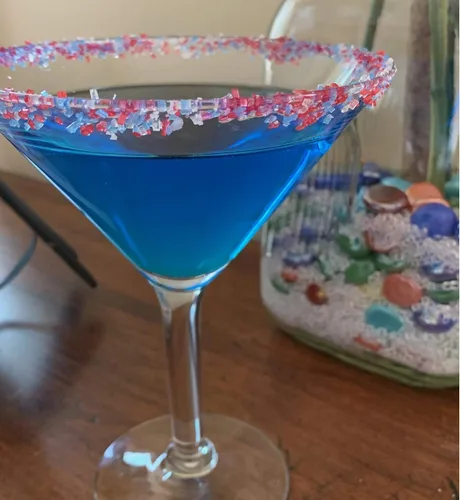 Vista 3 de Snowy River Americas Cocktail Sugar - Rimmer de cóctel Kosher todo natural, rojo, blanco y azul y recortador de café (americanas, bolsa de 1 libra)