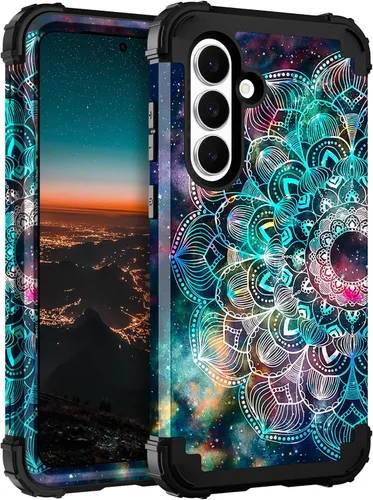 Vista 53 de Hocase Funda para Galaxy S20 FE 5G, Protección resistente a prueba de golpes, goma de silicona suave + parachoques de plástico duro, funda