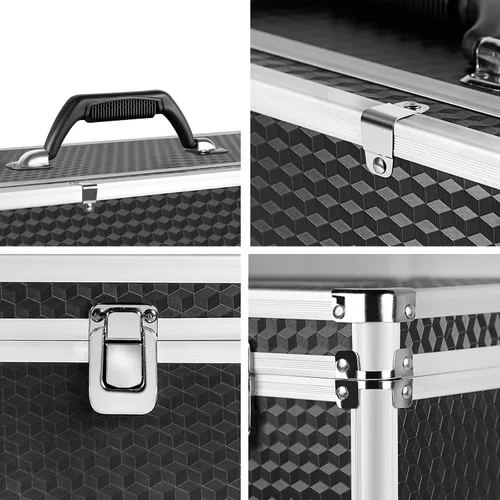 Vista 7 de Phenyx Pro Paquete de sistema de micrófono de mano inalámbrico UHF de 8 canales PTU-6000 con el estuche de transporte personalizable de tamaño extra