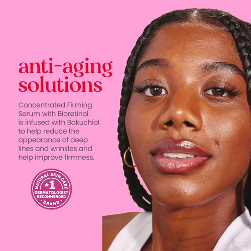 Vista 3 de Burt's Bees - Suero facial alternativo al retinol, cuidado facial con ácido hialurónico, cuidado intensivo de la piel reafirmante, 1 onza