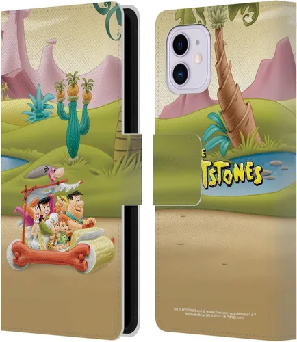 Vista 14 de Head Case Designs Funda de piel con licencia oficial de The Flintstones Bambam Rubble Characters compatible con Apple iPhone 11 Escombros Bambam
