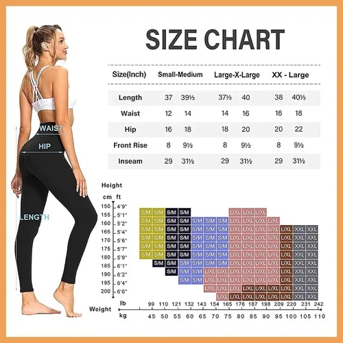 Vista 5 de GAYHAY - Leggings de cintura alta para mujer, suaves, opacos, entallados y estampados con control de abdomen ideales para correr, yoga y ciclismo
