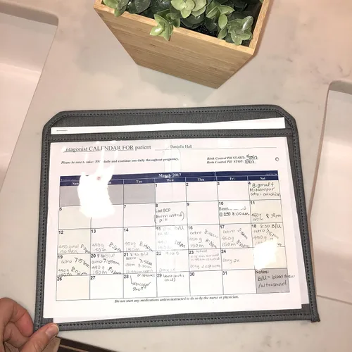Vista 7 de El organizador de FIV + estación de tiro de MyVitro Guarda medicamentos de FIV 2 productos para ayudarte a prepararte para la FIV