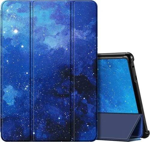 Vista 12 de Fintie Funda delgada para tableta Fire HD 10 (13ª generación, versión 2023) – Funda rígida de triple pliegue ligera con función de encendido