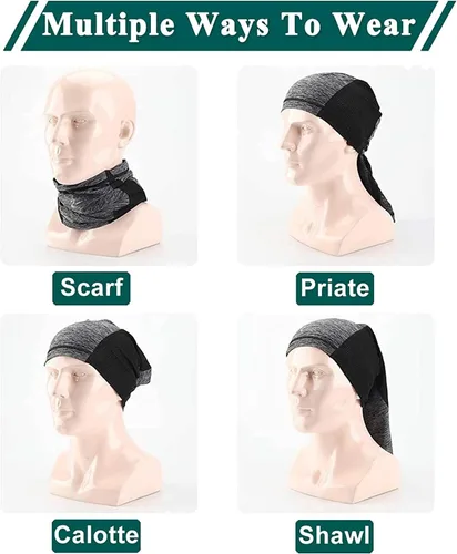 Vista 7 de Polaina de cuello con protección UV, polaina de cuello ajustable para hombres y mujeres