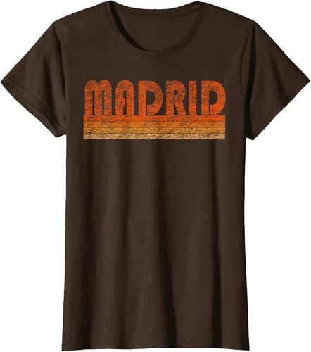 Vista 17 de clásico Retro Madrid playera, hombre 3XL, Asphalt Negro