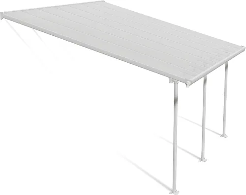 Vista 20 de Techo Palram Feria para patio y/o terraza, Amigable con el ambiente, Blanco