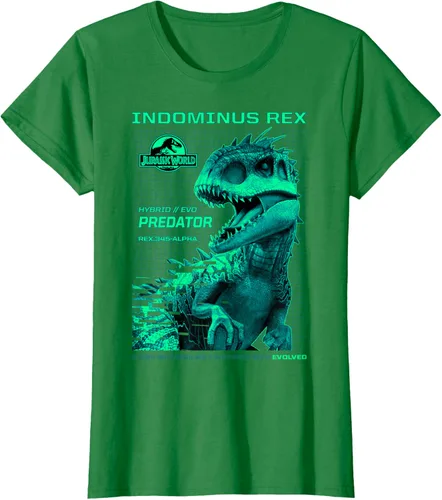 Vista 44 de Jurassic World Indominus Rex Hybrid Predator T-Shirt Small Negro