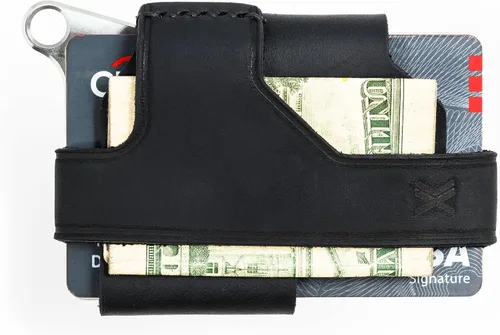 Vista 2 de Billetera con contorno Trayvax (natural), S, Negro (Stealth Black)