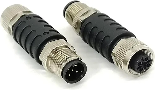 Vista 4 de Devicenet en línea Terminator Resistor M12 Macho 5Pin a M12 5Pin Adaptador Hembra