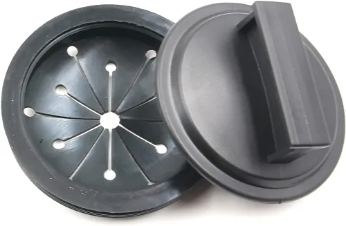 Vista 4 de Driak Eliminación de basura Splash Guard Part Anti-Microbial Quiet Collar Sink Baffle