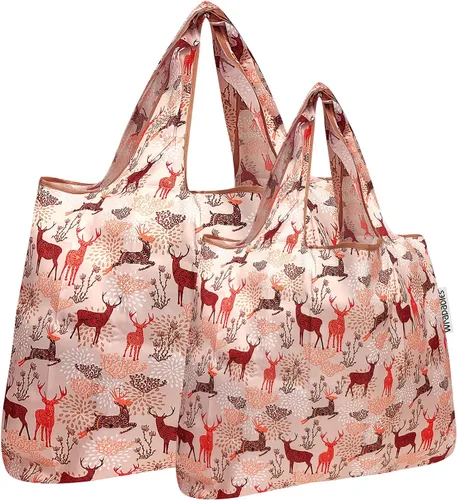 Vista 29 de Bowbear Bolsa de compras reutilizable de nylon plegable