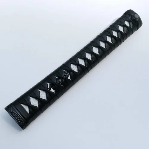 Vista 14 de Japanese Samurai Katana Sword Handle Tsuka10.2'' Alloy/Copper/Iron Fittings Real or Fake Samegawa