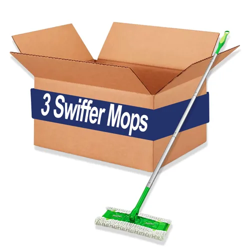 Vista 6 de Swiffer - Paños secos de repuesto, color blanco, 10,63 x 8, 32/caja, 6 cajas/cartón