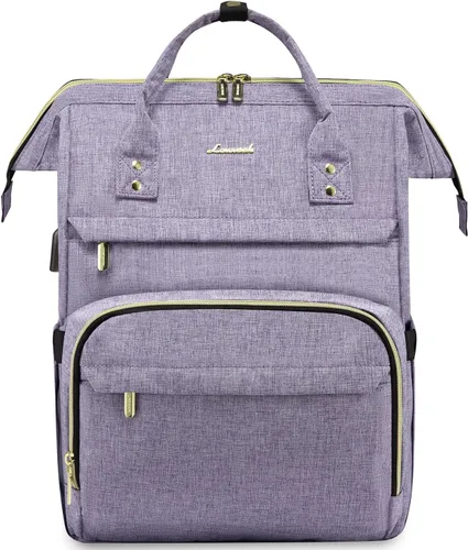 Vista 30 de Mochila para laptop LOVEVOOK para mujer, Negro, Mochilas Daypack