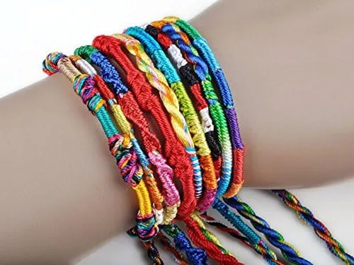 Vista 3 de 50 hebras trenzadas para joyería pulseras hechas a mano de Afazfaong