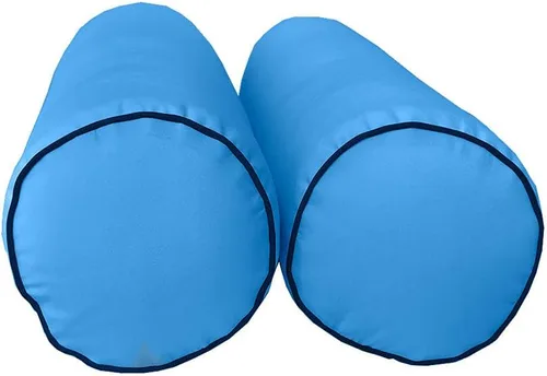 Vista 7 de *Solo funda* Funda de almohada estilo 6 para cuna de 50 x 8 pulgadas, ribete ribete de contraste AD102