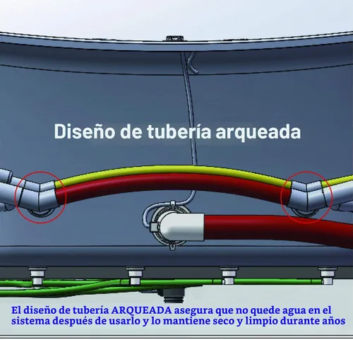 Vista 10 de WOODBRIDGE Bañera independiente de hidromasaje y burbujas de aire de 71 pulgadas B0034 / BTS1611