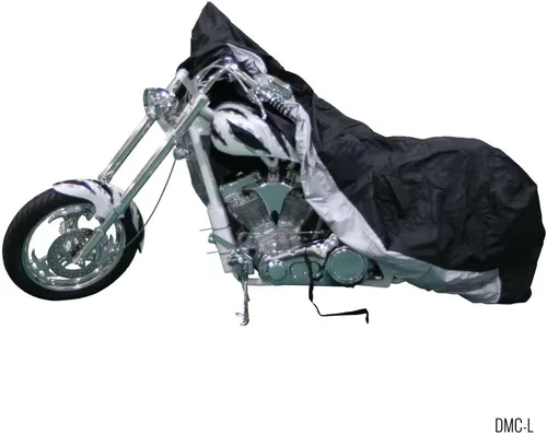 Vista 2 de Black Widow Crucero impermeable grande, cubierta de motocicleta personalizada