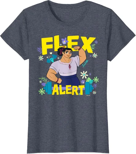 Vista 54 de Disney Encanto Luisa Madrigal Flex Alert Camiseta, Negro
