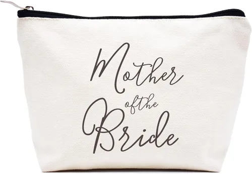 Vista 40 de LIBIHUA Bolsa de maquillaje para mujer, bolsa de cosméticos regalos para ella, bolsa de viaje femenina, Beige, 1 en mi era de Lacrosse Mom