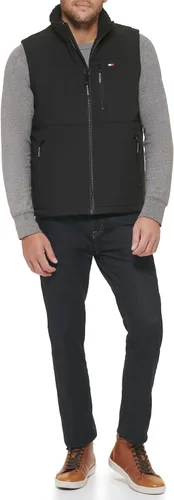 Vista 2 de Tommy Hilfiger Chaleco con forro Sherpa para hombre