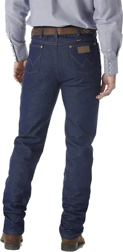 Vista 2 de Wrangler 0936 - Jeans ajustados de corte vaquero para hombre, Stonewash
