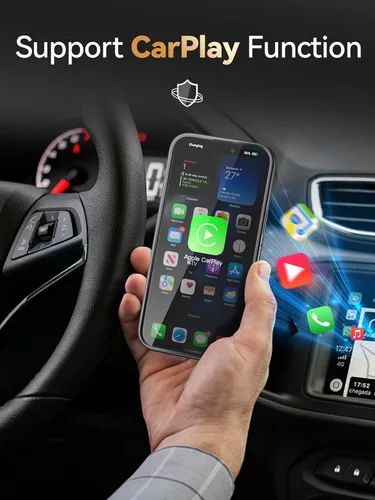 Vista 5 de NEWDERY Funda de batería mejorada para iPhone 16 Pro, cargador portátil USB C de 5000 mAh, CarPlay, compatible con datos de sincronización, funda