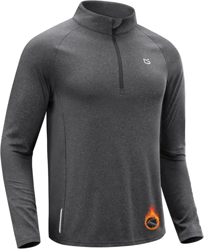 Vista 8 de G Gradual Camisa de golf atlética de manga larga con cremallera de forro Negro