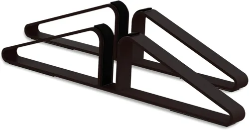 Vista 8 de PUPETPO Pies de soporte para puerta para mascotas (versión actualizada), juego de 2 pies de soporte de metal para puerta para mascotas para puertas