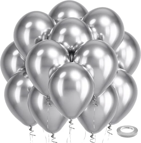 Vista 202 de Bezente Paquete de 150 globos de látex mate color burdeos de 5 pulgadas rojo (07-Red-G42)