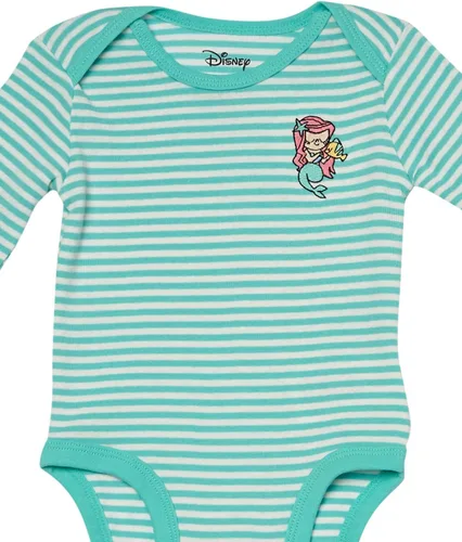 Vista 6 de Tienda Essentials Disney para bebés niñas Marvel Star Wars Body de princesa de manga larga, paquete de 5