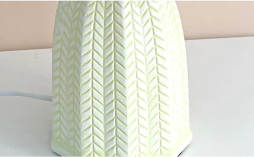 Vista 4 de Lámpara de escritorio china retro plisada luz de escritorio decoración de sala de estar, lámpara de mesita de noche, utilizada para sala de estudio