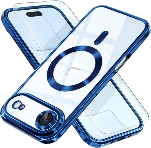 Vista 79 de Misea Funda magnética para iPhone 14 compatible con MagSafe [nunca amarillenta] [protección contra caídas de grado militar] protector completo