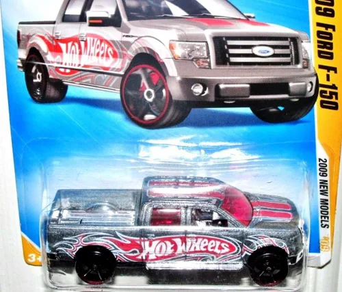 Vista 3 de Hot Wheels 2009-011 Ford F-150 Nuevos Modelos GRIS Escala 1:64