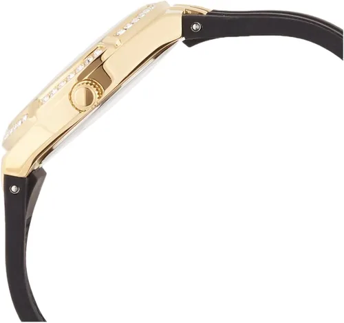 Vista 3 de Guess Reloj acentuado de cristal de 1417in plateado