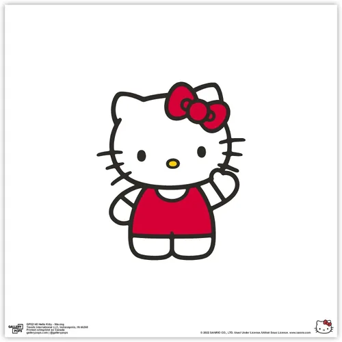 Vista 9 de Trends International Gallery Pops Hello Kitty - Póster de pared con diseño de Hello Kitty, 12 x 12 pulgadas, versión de marco negro