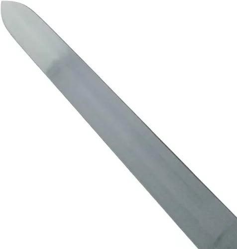 Vista 5 de Espada medieval a una mano, hoja sin brillo. Para colección, regalo, espectáculo, feria, cosplay y LARP